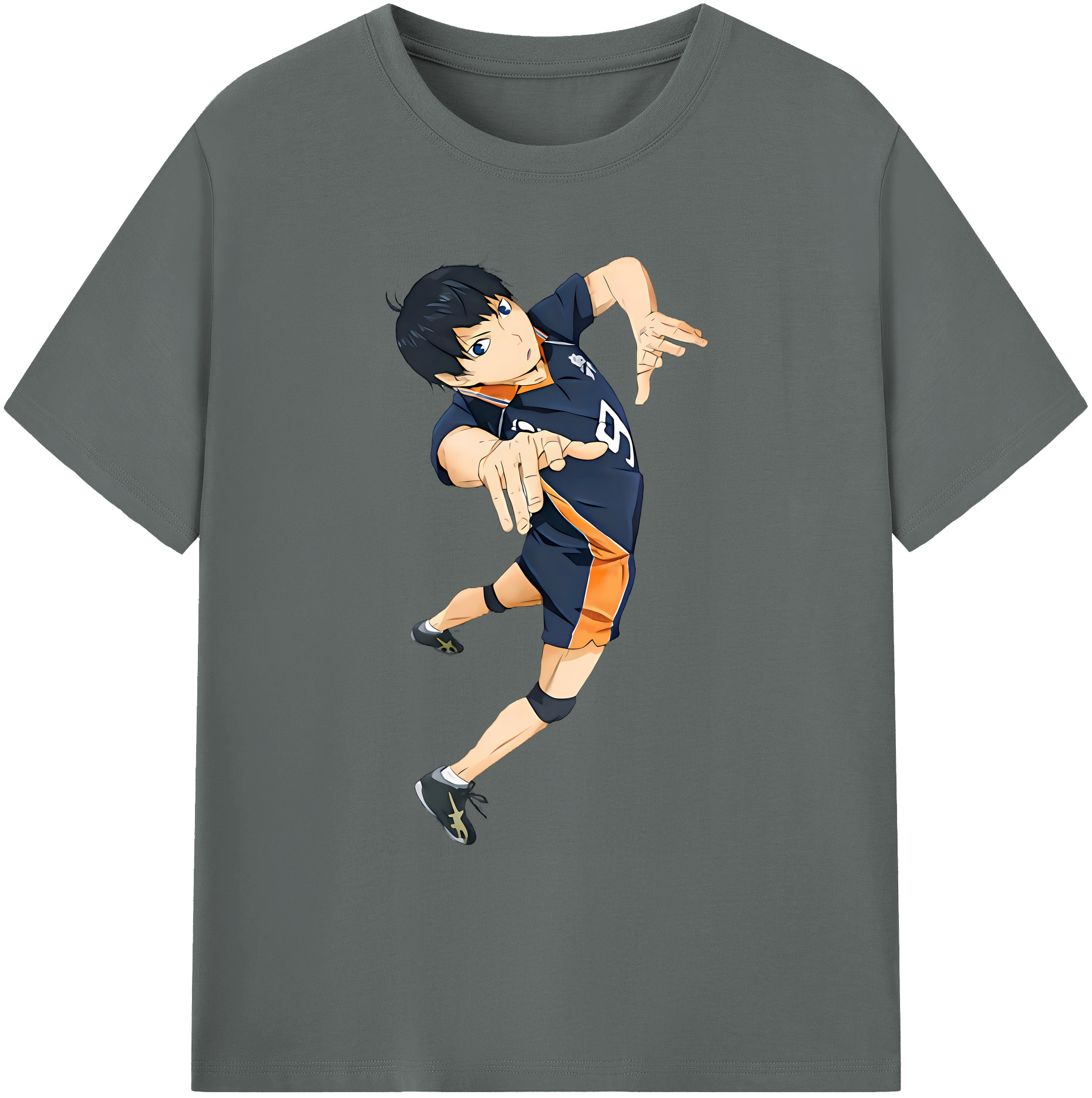 （画像用） ハイキュー!! Haikyu!! 綿100％ メンズ半袖Tシャツ｜肌触りやわらか＆通気性